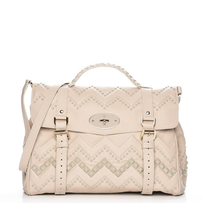 Mulberry Smooth Touch Oversized ZigZag Alexa Snowball White 1 of 8