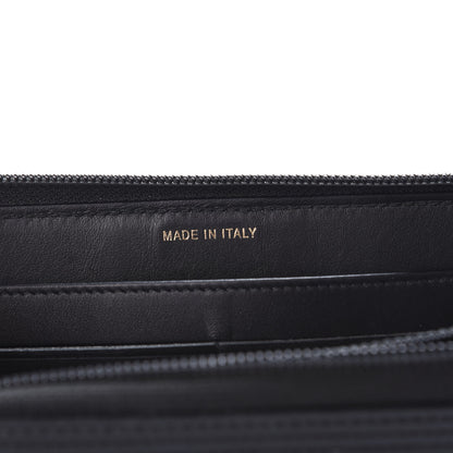 Chanel Caviar Quilted Boy Long Zip Around Wallet Black 6 of 7