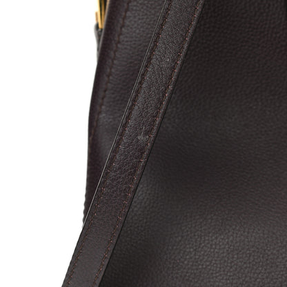 Tom Ford Pebbled Calfskin Medium Jennifer Zip Tote Wine 12 of 13