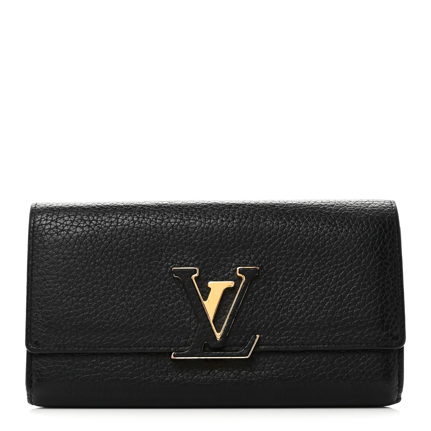 Louis Vuitton Taurillon Capucines Wallet Black 1 of 7