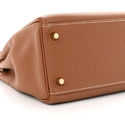 Hermes Togo Kelly Retourne 32 Gold 9 of 14