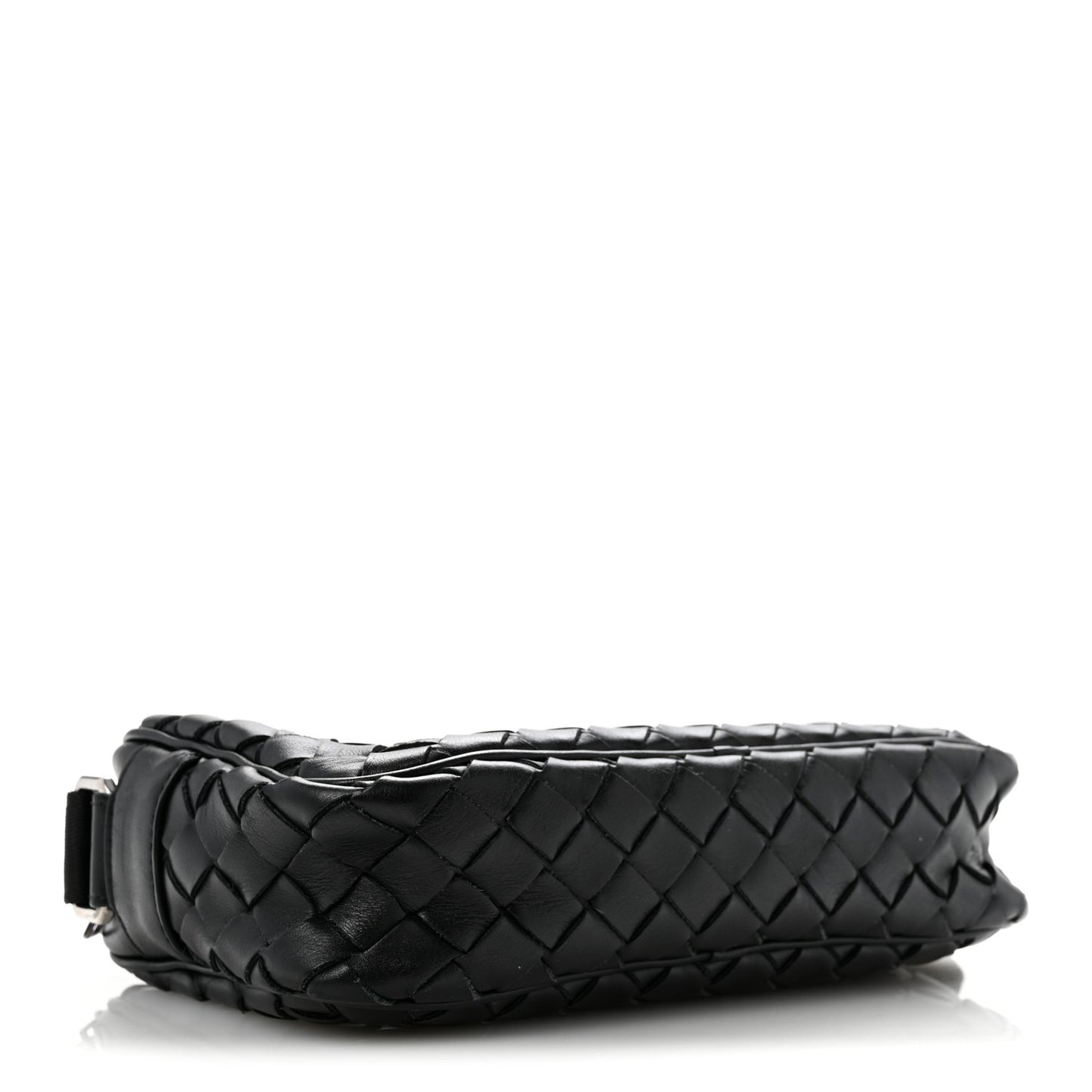 Nappa Intrecciato Small Classic Camera Bag Black