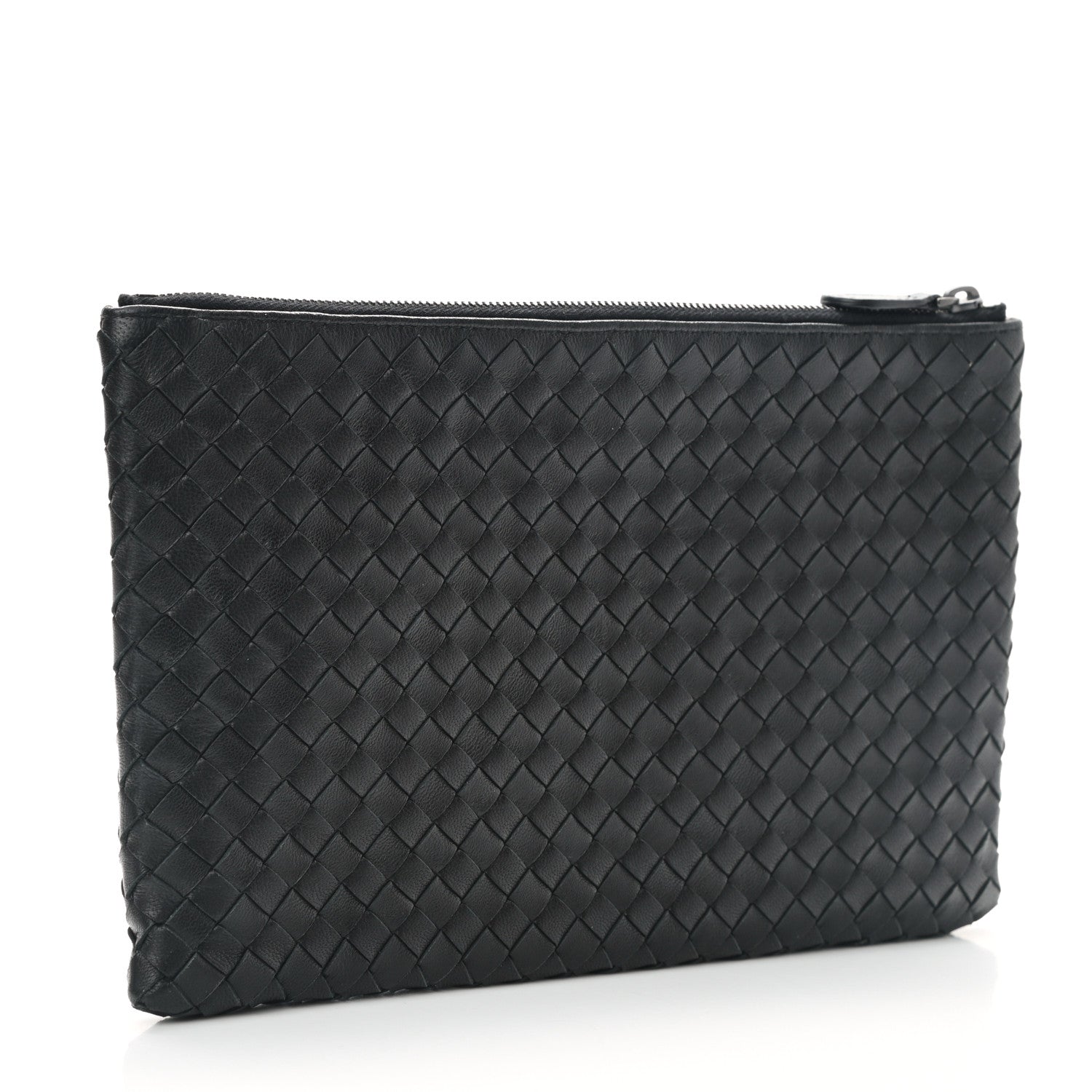 Bottega Veneta Nappa Intrecciato Medium Zip Pouch Black 3 of 8
