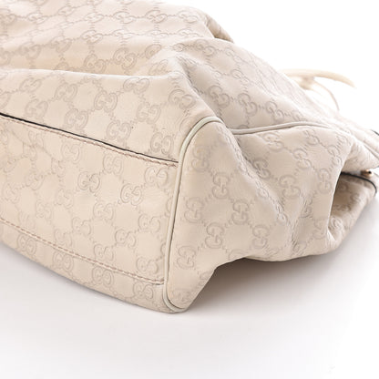 Gucci Guccissima Large Sukey Tote Mystic White 11 of 11
