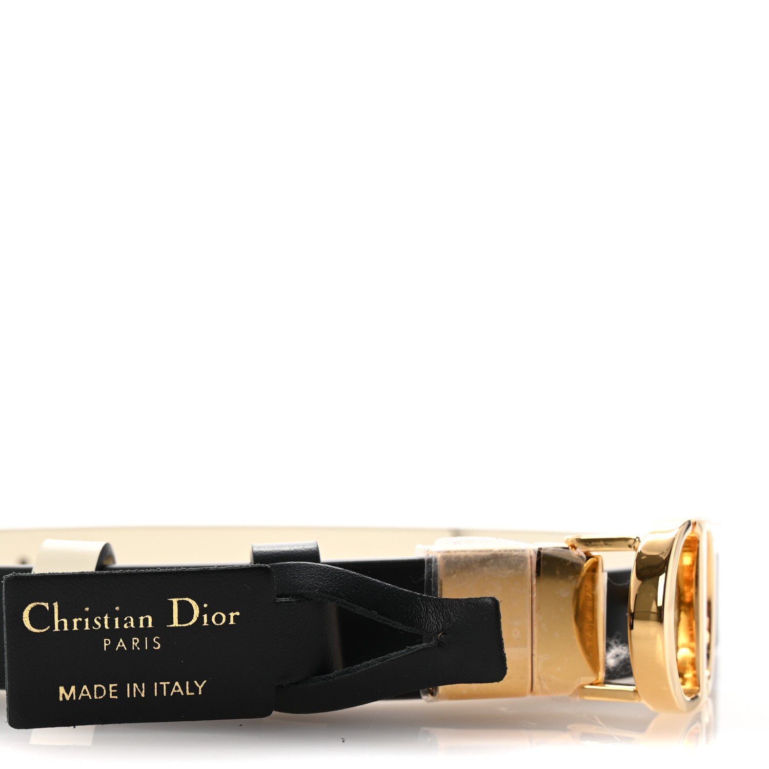Christian Dior Calfskin 30 Montaigne Reversible Belt 90 36 Black Multicolor 5 of 5