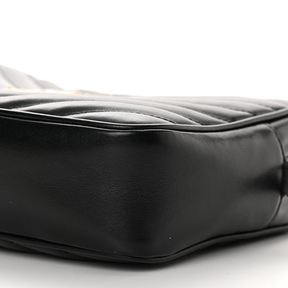 Saint Laurent Calfskin Matelasse Monogram Lou Camera Bag Black 10 of 14