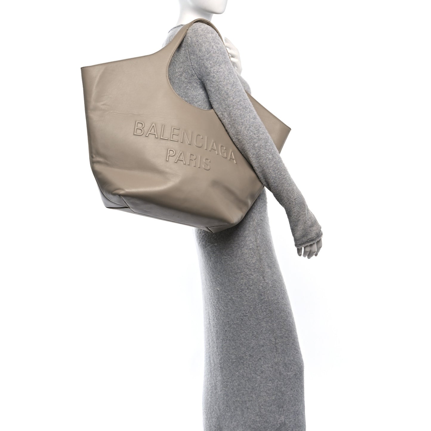 Smooth Calfskin Mary Kate Tote Taupe