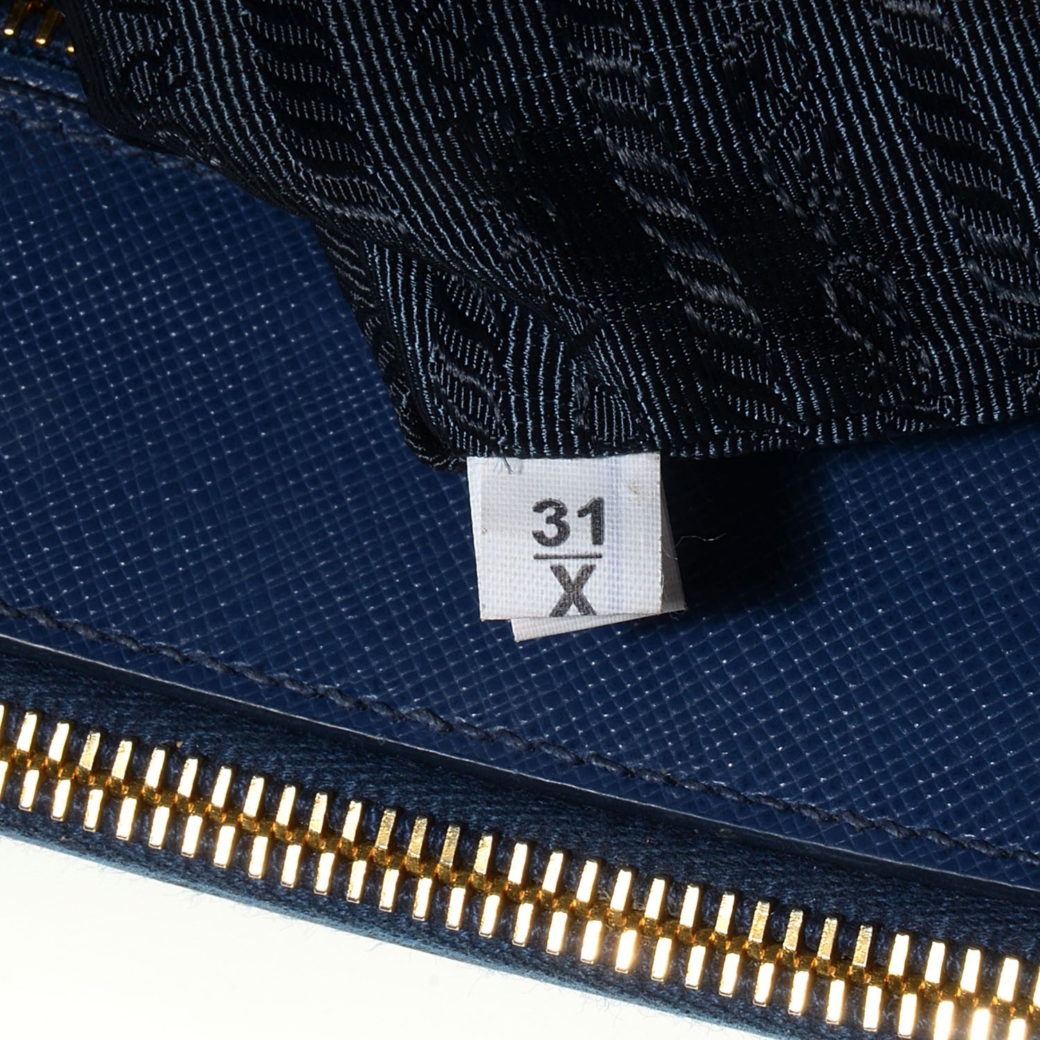 Prada Saffiano Lux Medium Double Zip Tote Bluette 8 of 12