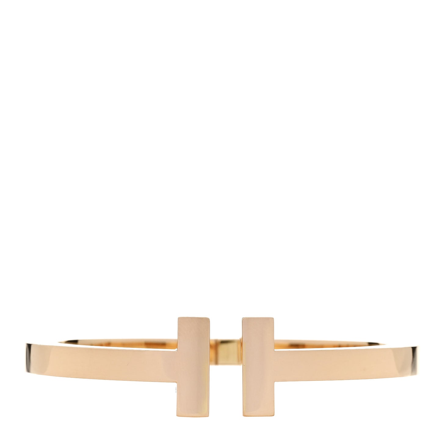 18K Yellow Gold T Square Bracelet