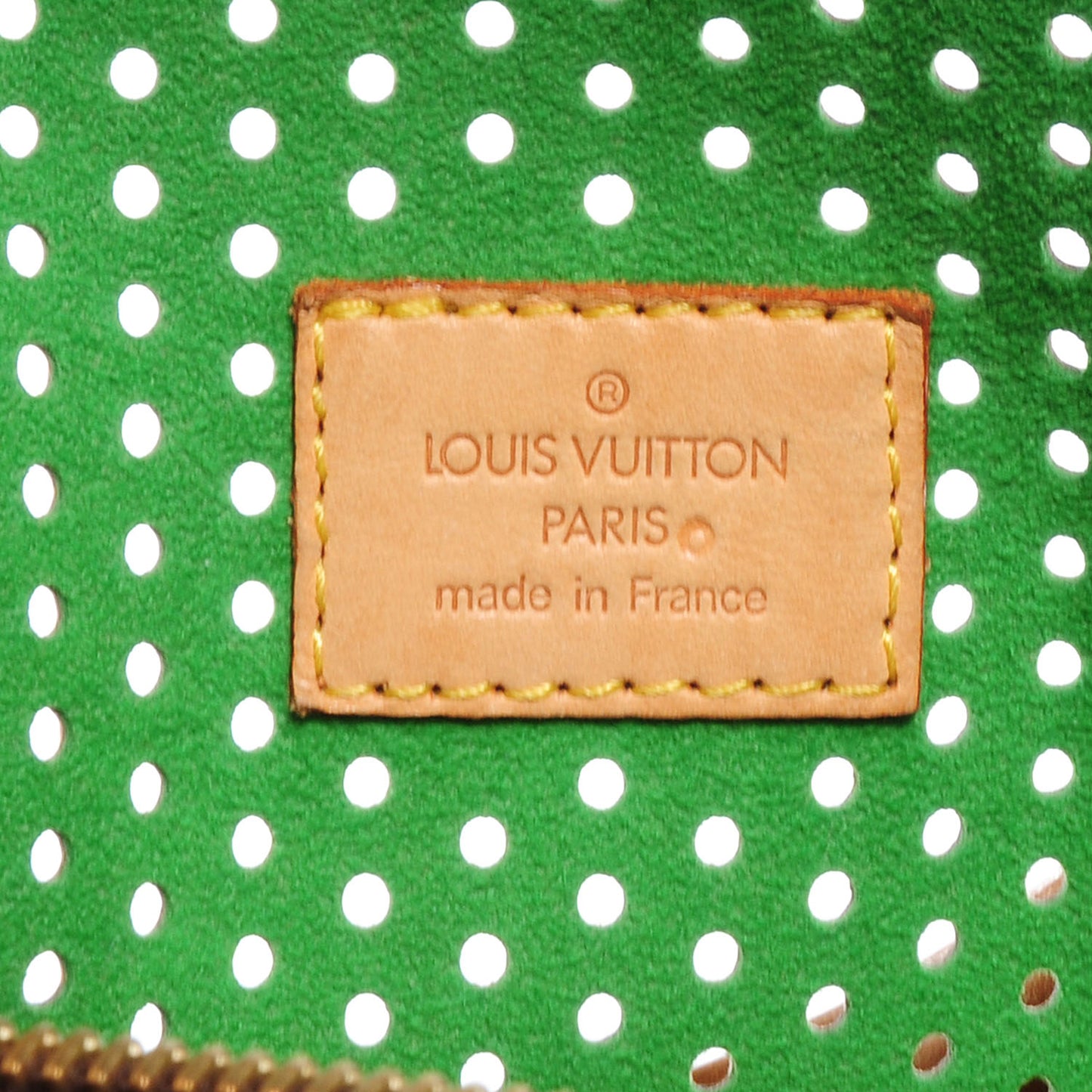 Monogram Perforated Speedy 30 Green