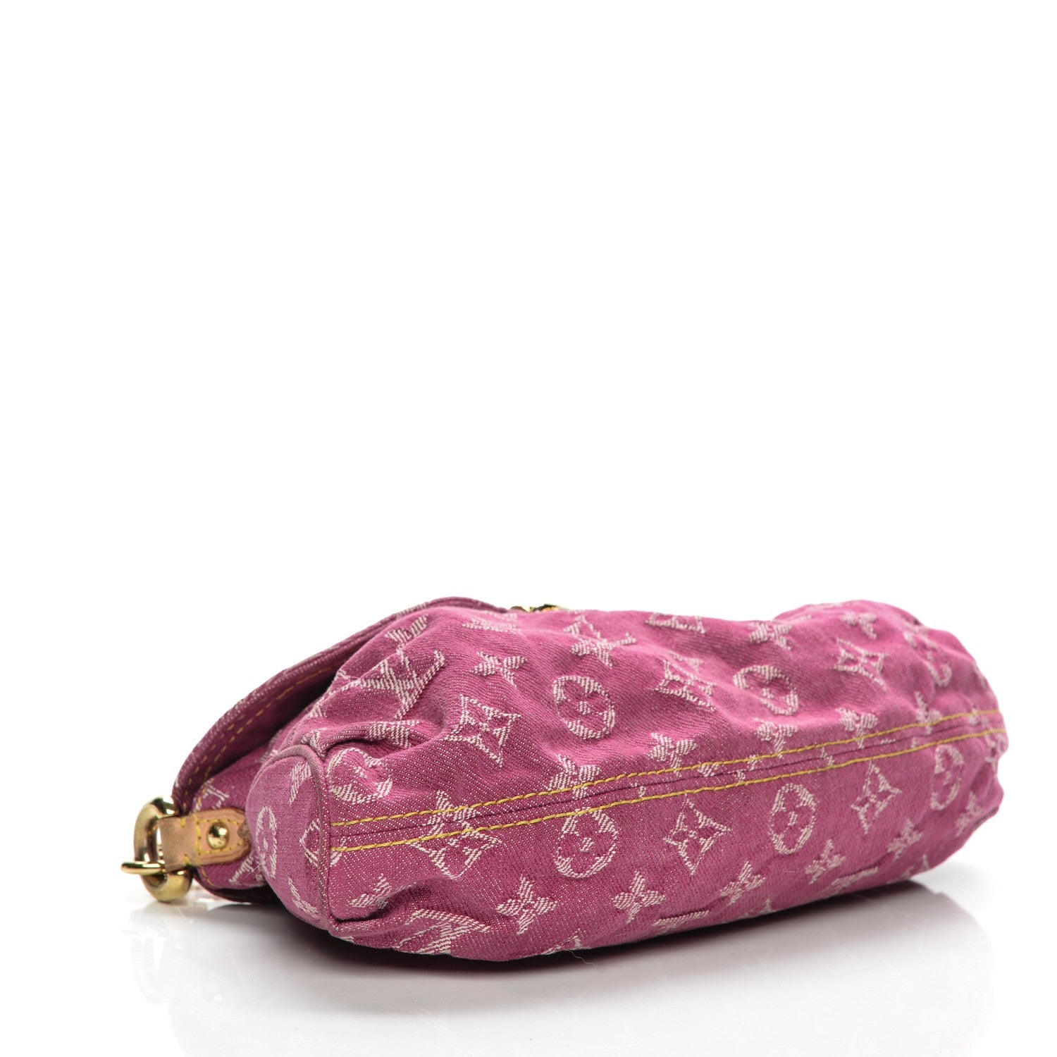 Louis Vuitton Monogram Denim Mini Pleaty Fuchsia 4 of 9