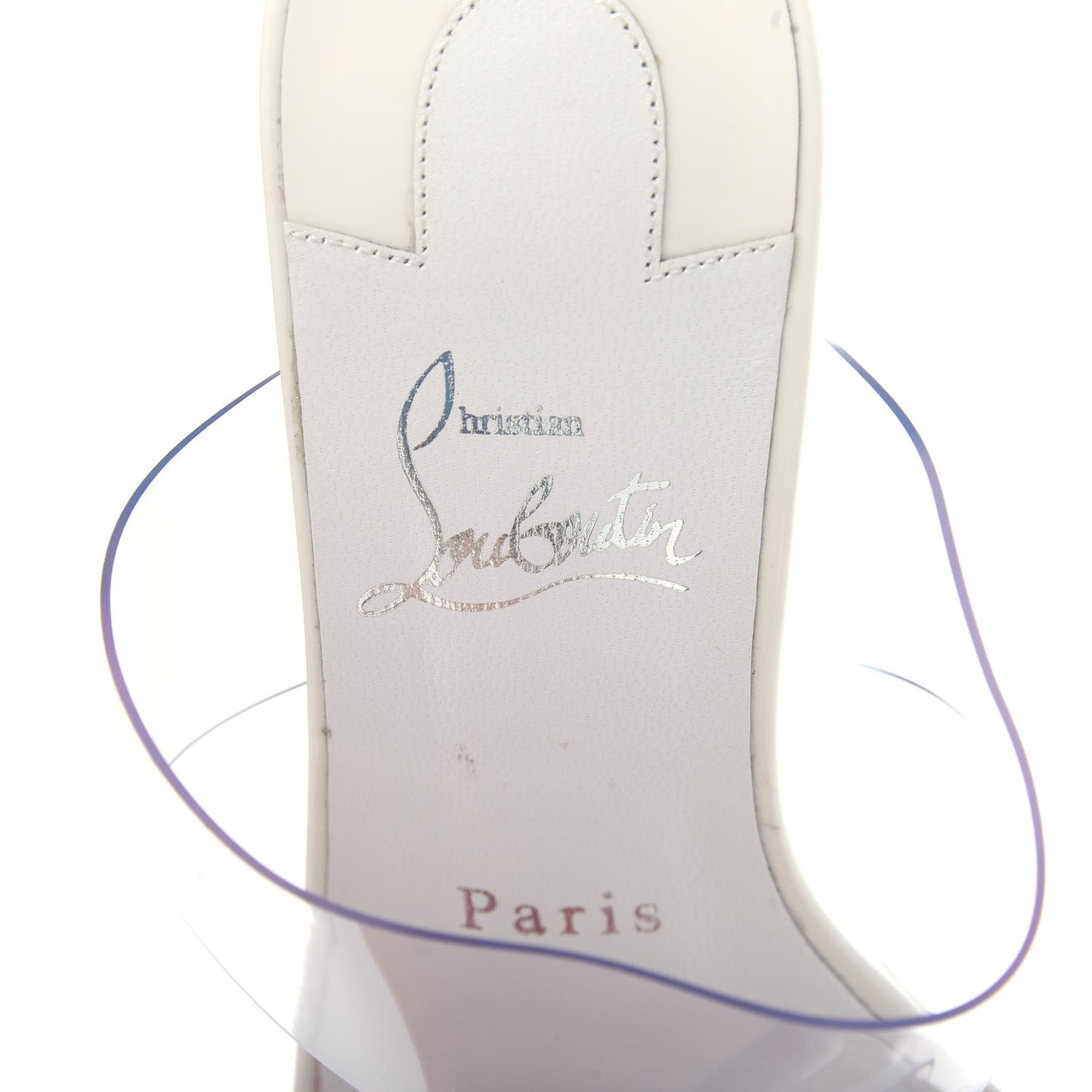 Patent PVC Just Nothing 85 Slide Sandals 36.5 White