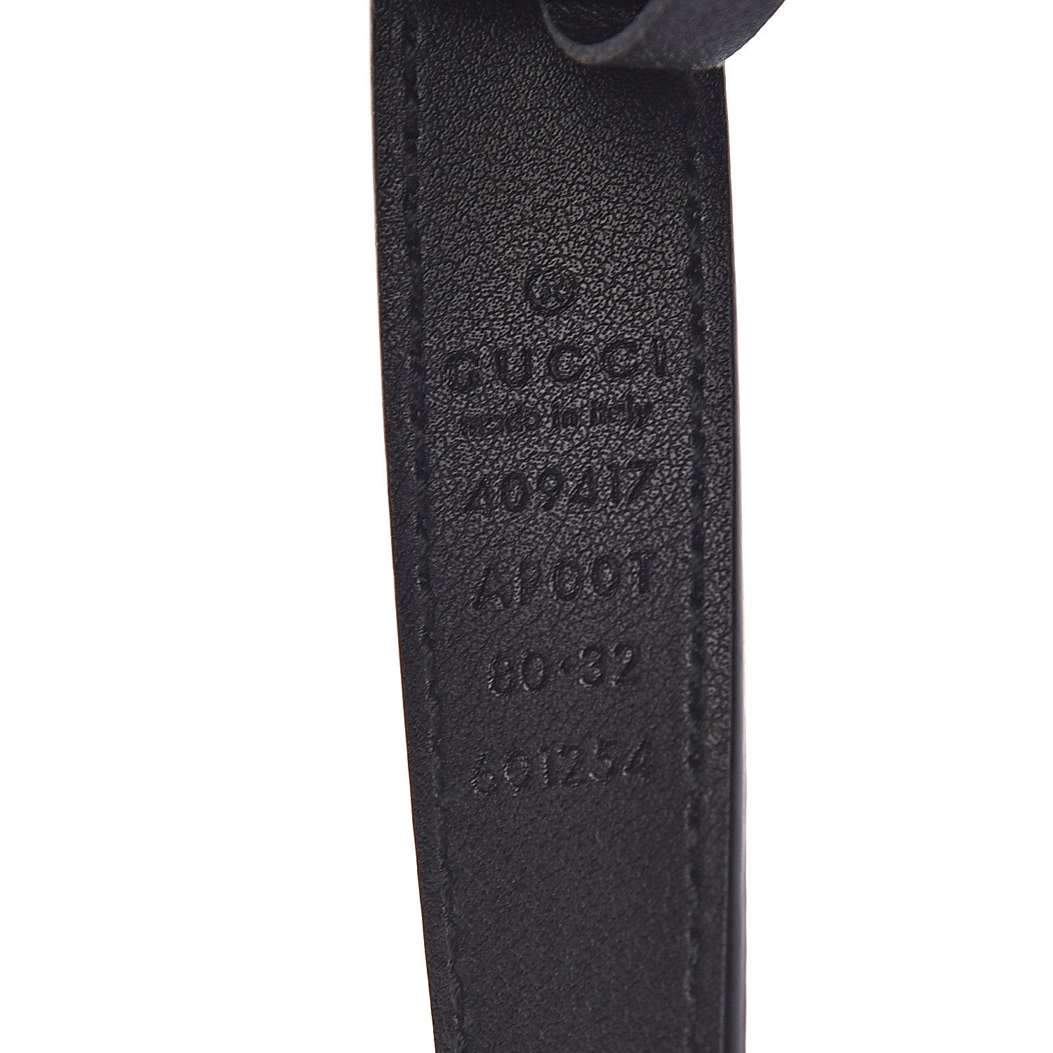Gucci Calfskin Double G 20mm Belt 80 32 Black 4 of 6