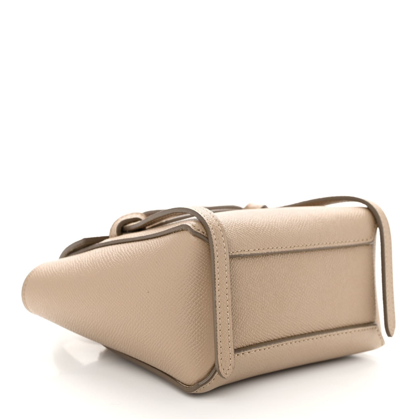 Grained Calfskin Pico Belt Bag Light Taupe