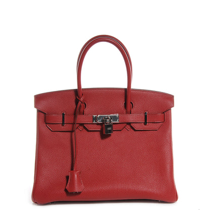Hermes Togo Birkin 30 Rouge Garance 1 of 10
