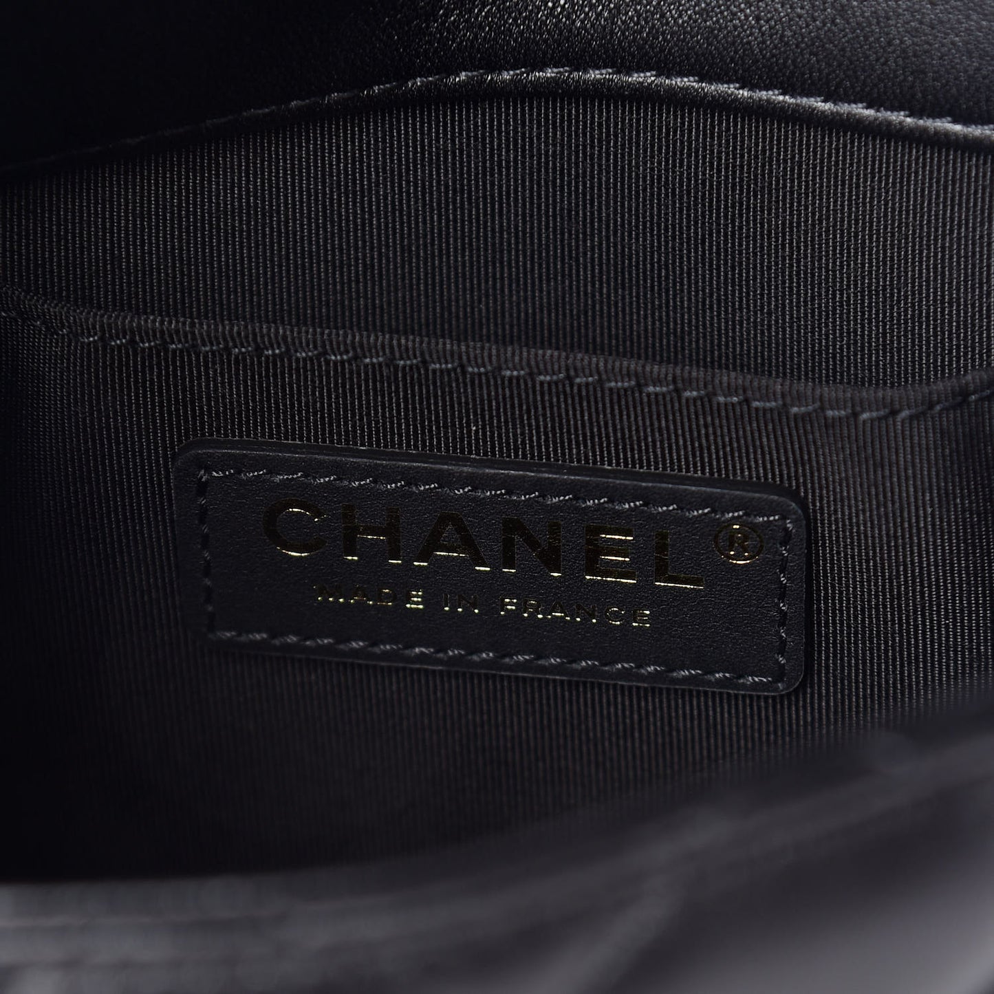 Lambskin Quilted Small My Precious Flap Black