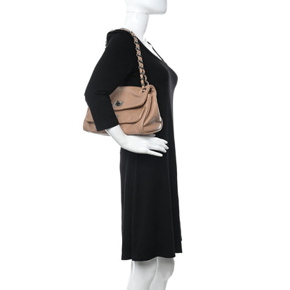 Chanel Lambskin Quilted Large Mademoiselle Double Flap Light Brown 2 of 10