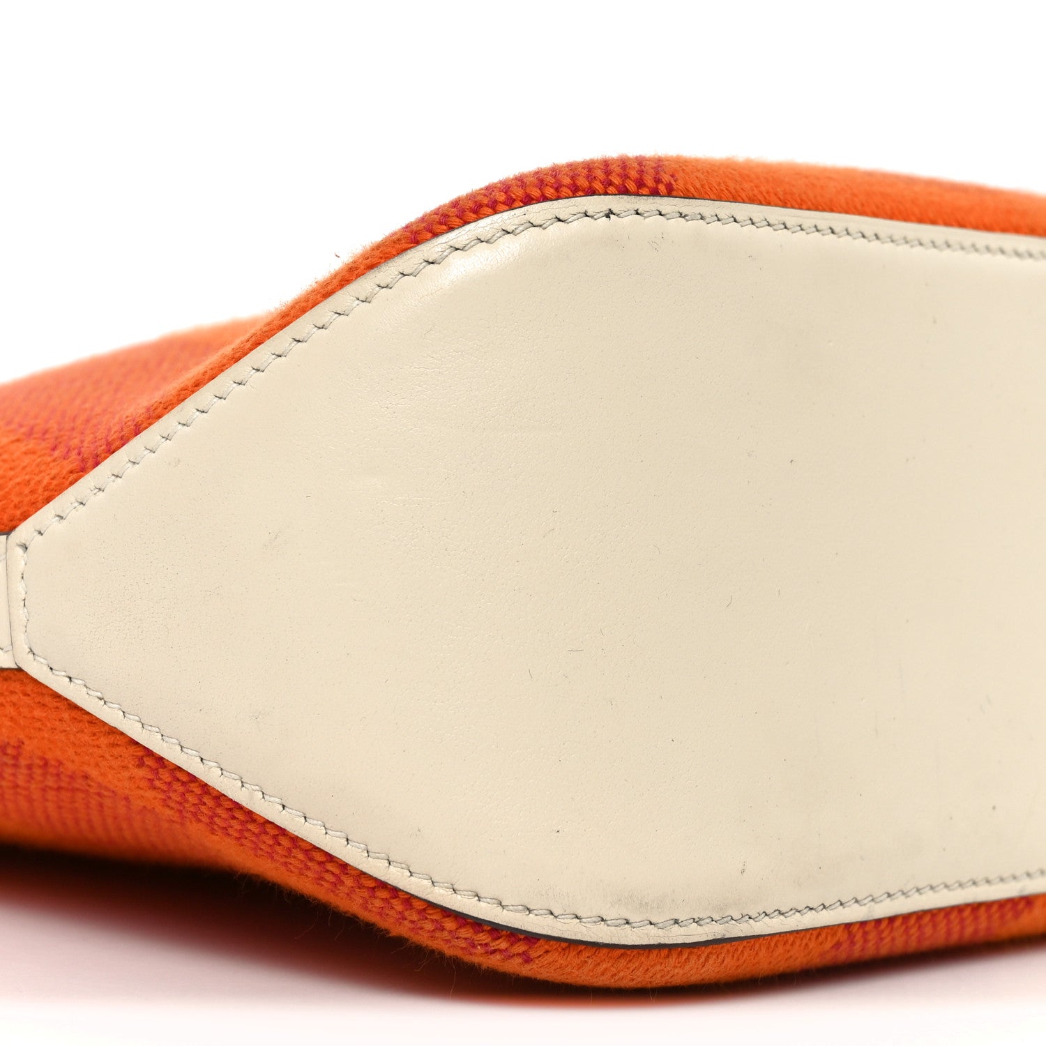 Hermes Swift Toile H Cabas H En Biais 27 Orange 9 of 11