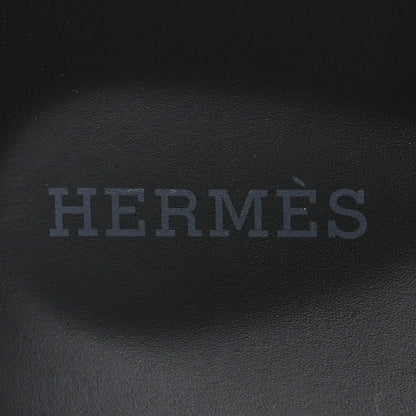 Hermes Calfskin Embroidered Womens Chypre Sandals 37 Natural 8 of 9