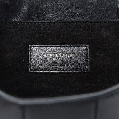 Saint Laurent Lambskin Medium Charlotte Messenger Bag Black 6 of 8