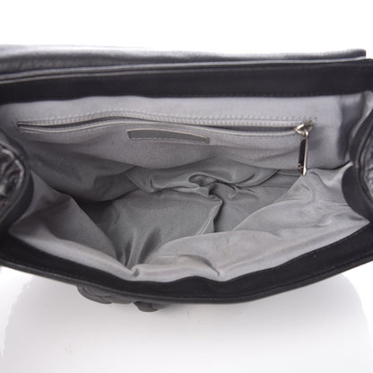 Chanel Washed Lambskin Quilted Medium Chain Around Messenger Black 7 of 10