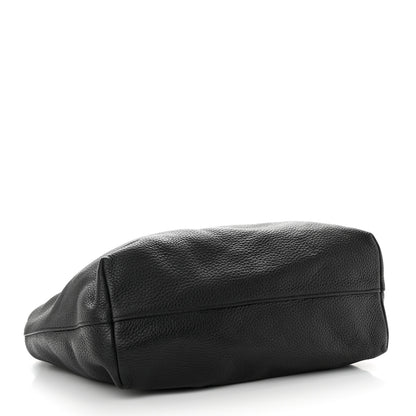 Prada Vitello Daino Shopping Tote Black 4 of 9
