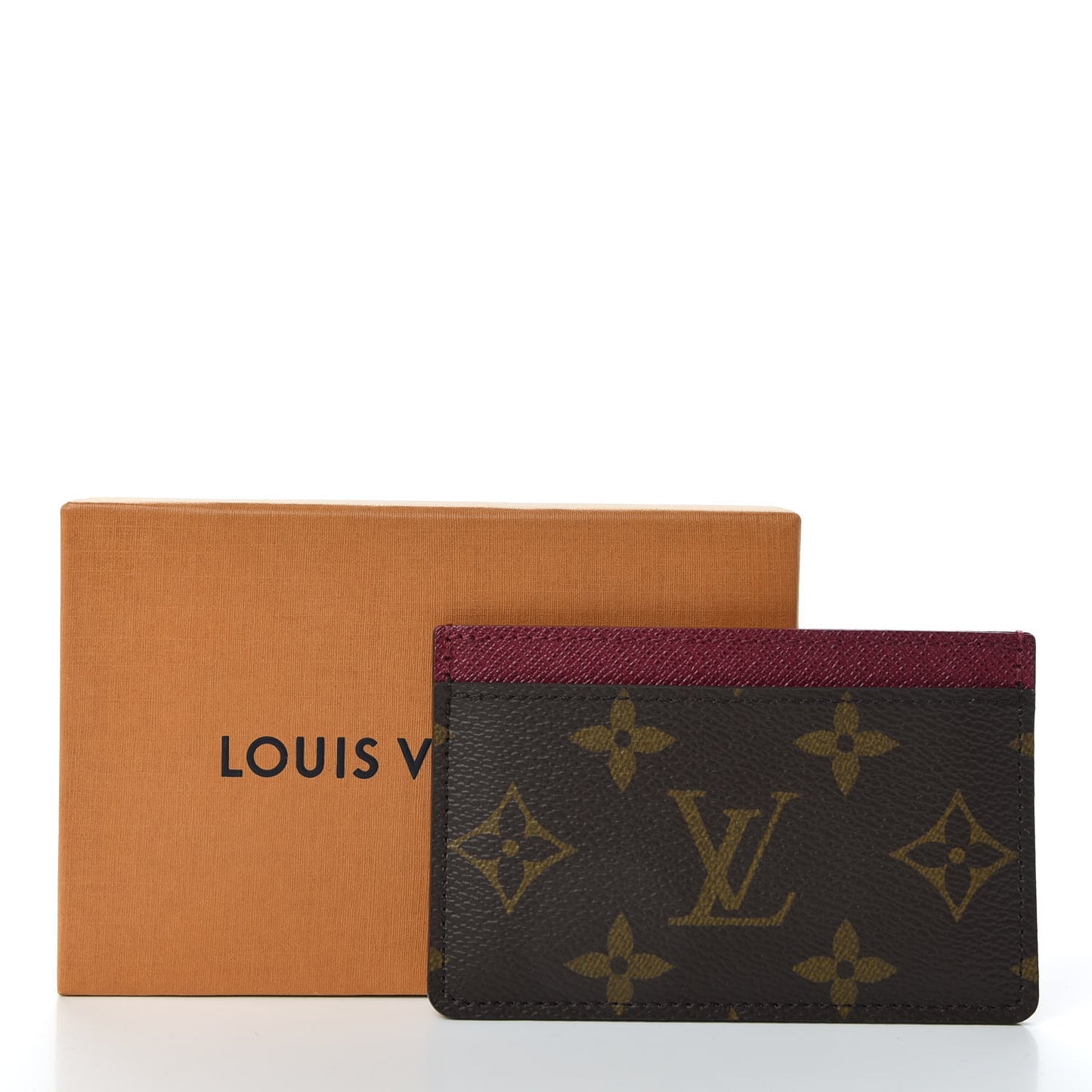 Monogram Card Holder Fuchsia