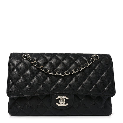 Chanel Caviar Quilted Medium Double Flap Black 1 of 10