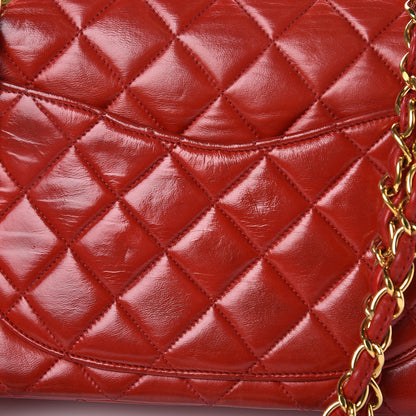 Chanel Lambskin Quilted Small Double Flap Red 14 of 14