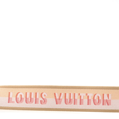 Louis Vuitton Jacquard Speedy Bandouliere 20 Shoulder Strap Pink Orange 4 of 7
