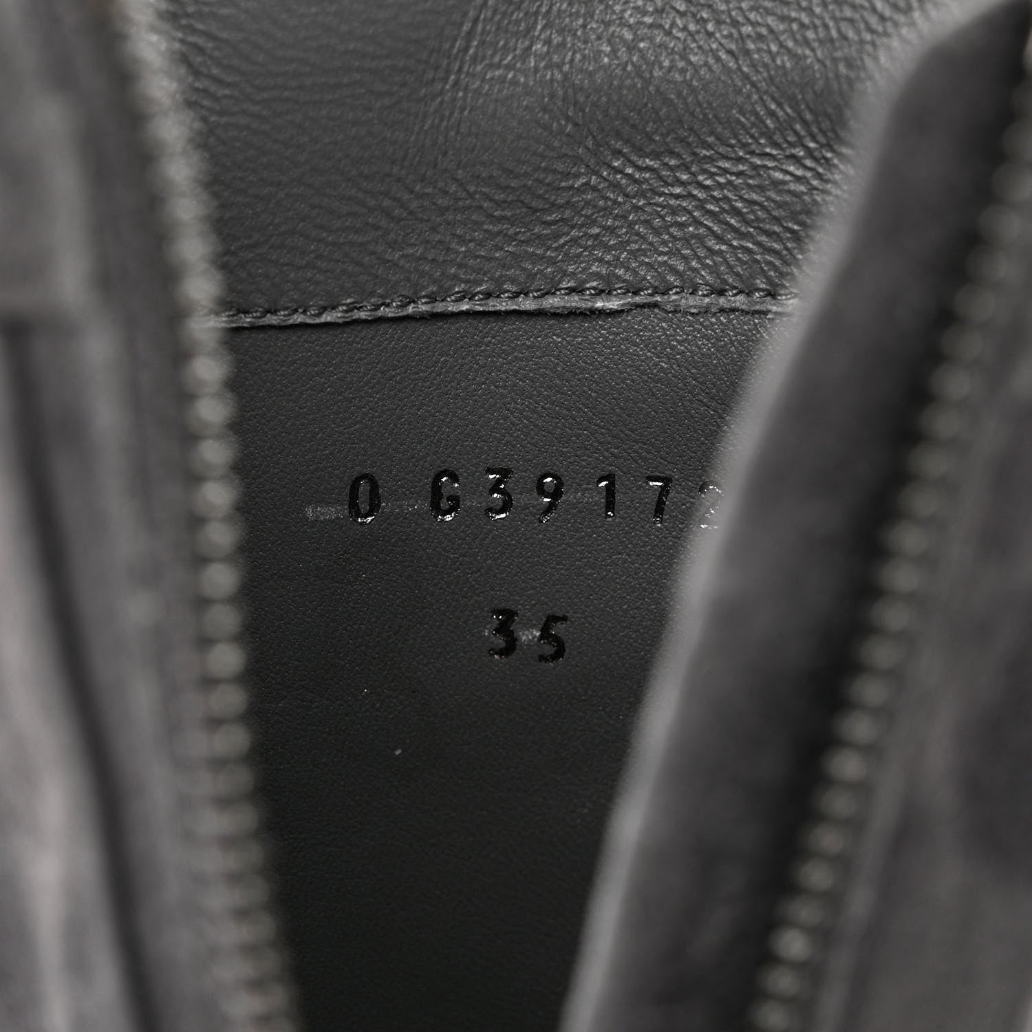 Chanel Suede Calfskin Cap Toe Short Boots 35 Dark Grey Black 6 of 10