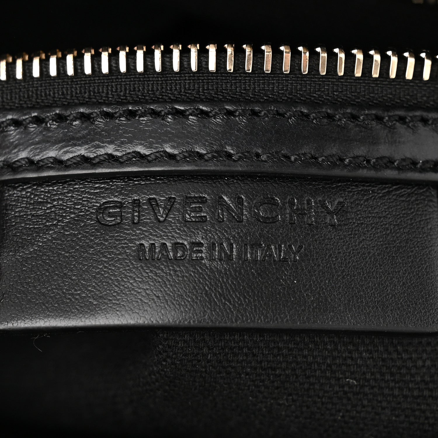 Givenchy Calfskin Crocodile Embossed Mini Antigona Black 6 of 10