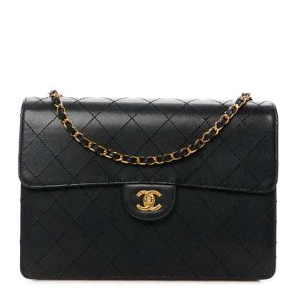 Chanel Caviar Stitch Jumbo Single Flap Black 1 of 12