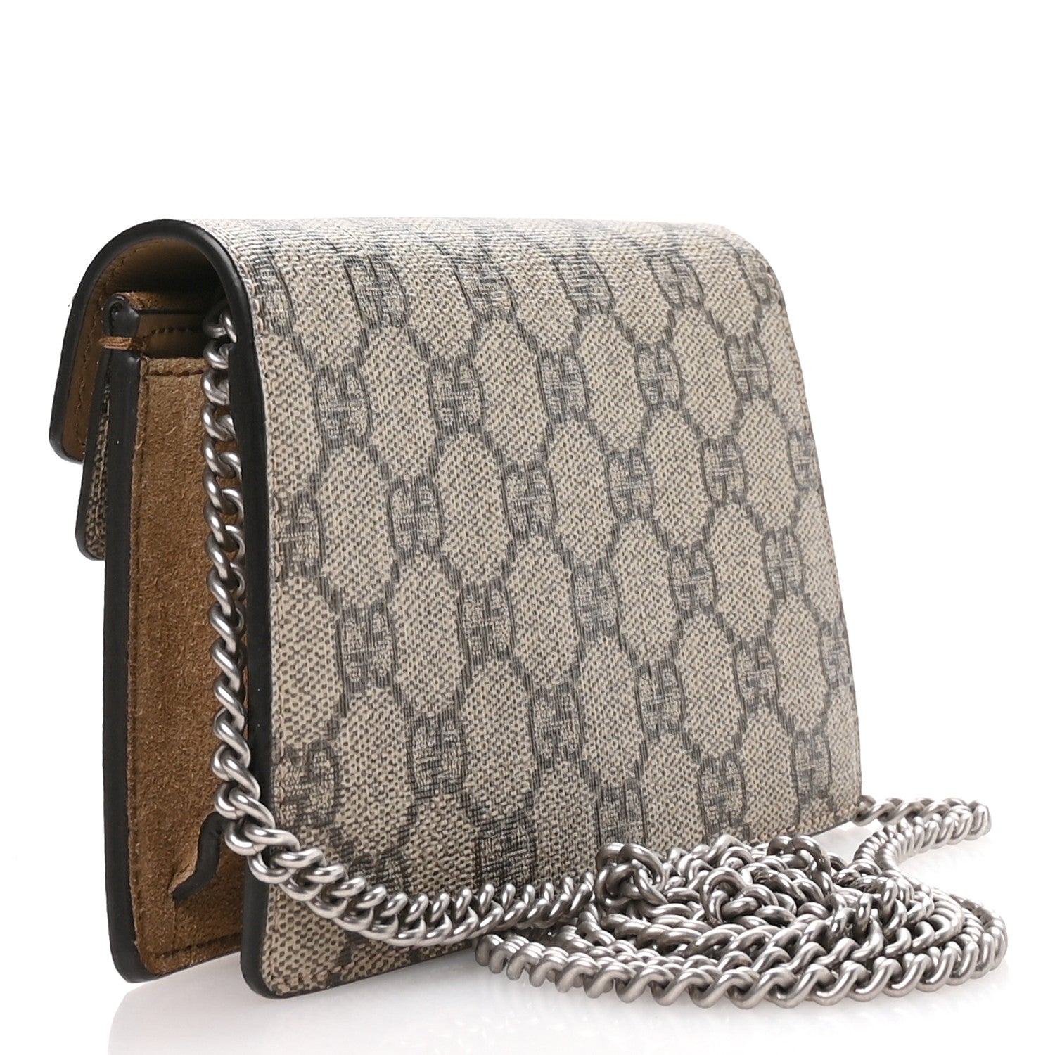 Gucci GG Supreme Monogram Super Mini Dionysus Shoulder Bag Taupe 3 of 11