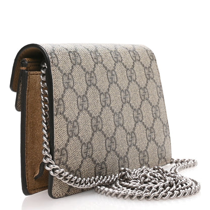 Gucci GG Supreme Monogram Super Mini Dionysus Shoulder Bag Taupe 3 of 11