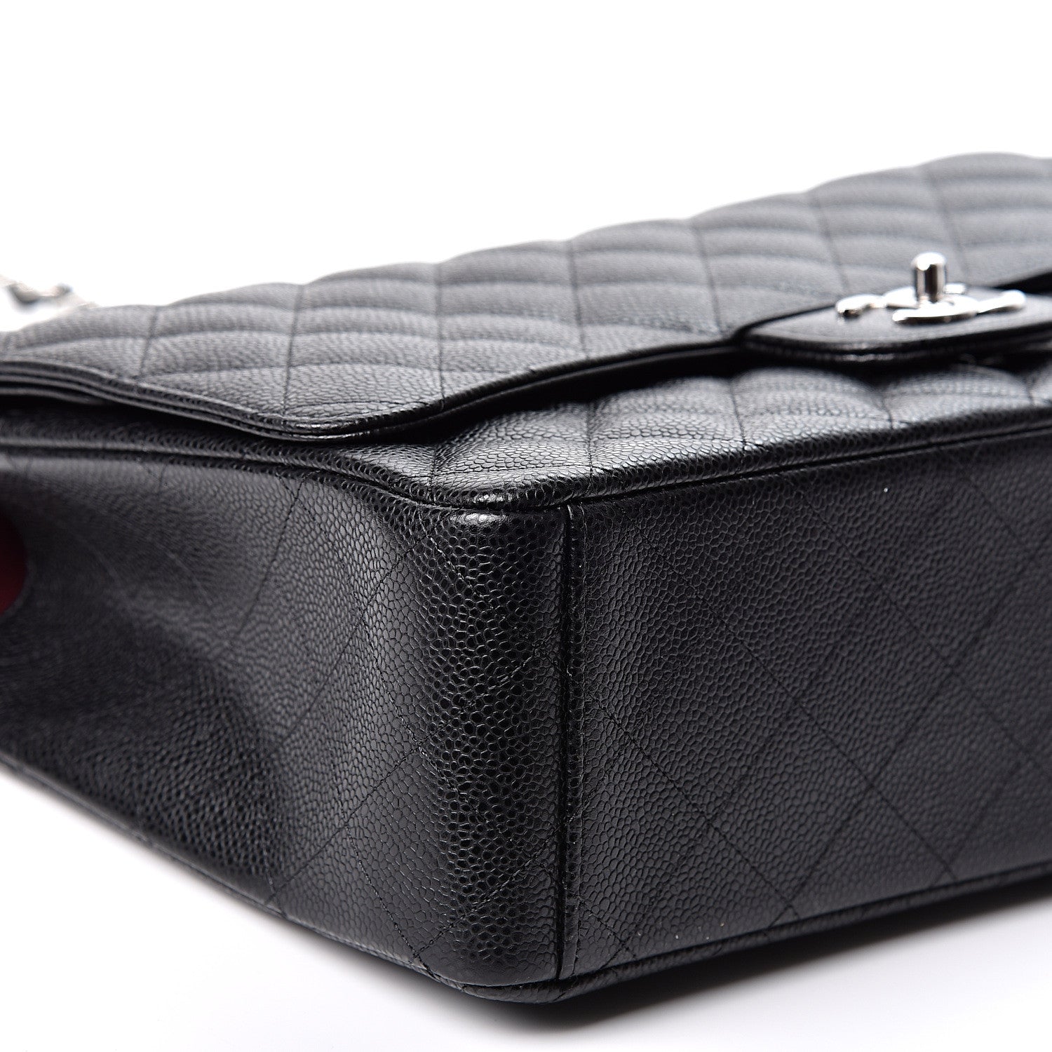 Chanel Caviar Quilted Maxi Double Flap Black 8 of 9