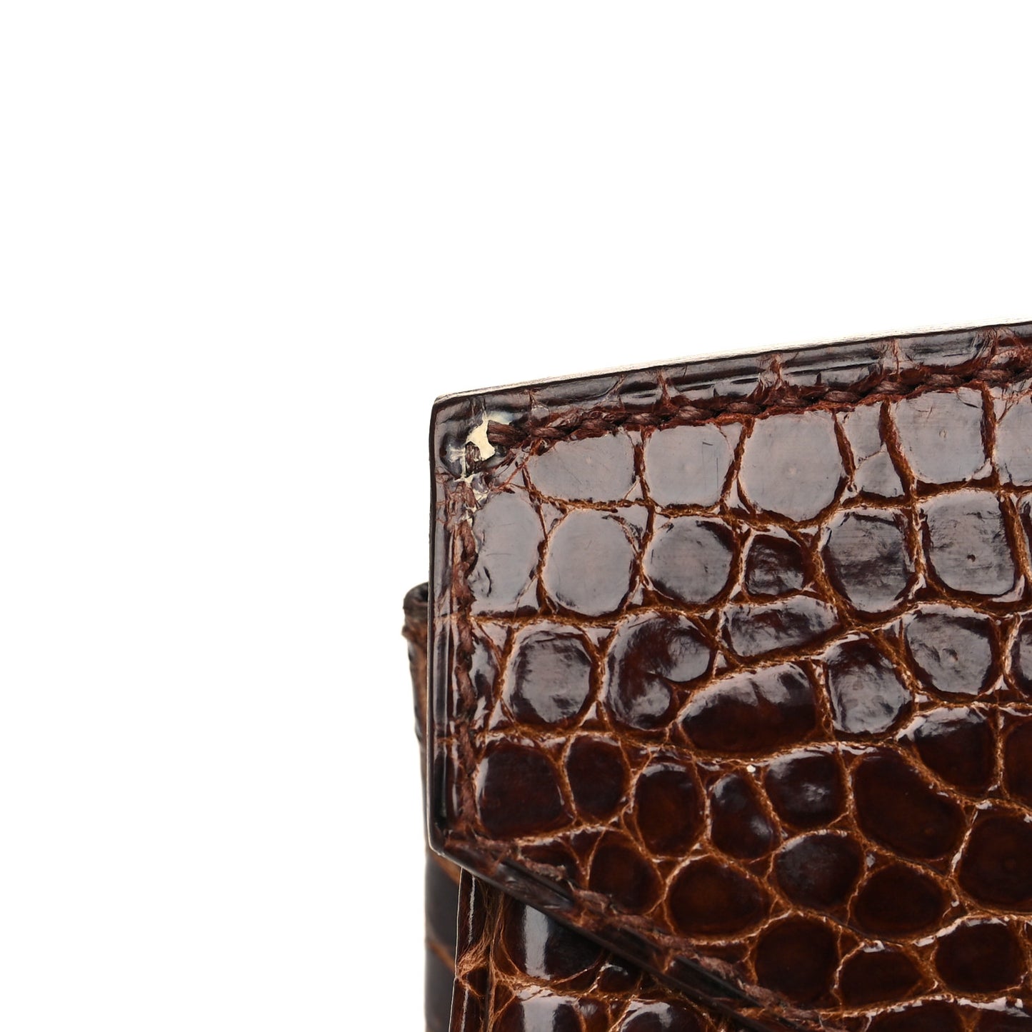 Shiny Porosus Crocodile Birkin 35 Miel
