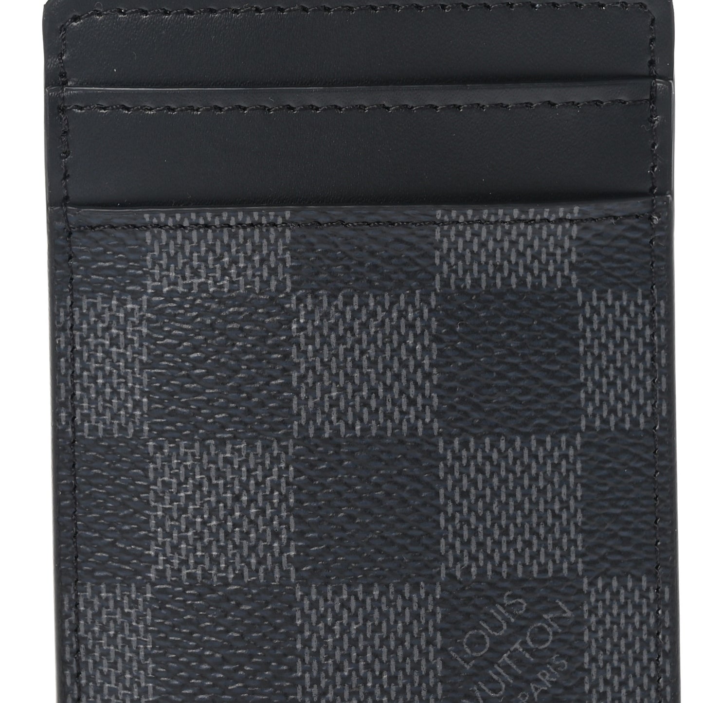 Damier Graphite Pince Card Holder Bill Clip