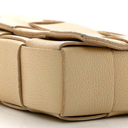 Bottega Veneta Grained Calfskin Maxi Intrecciato Cassette Crossbody Bag Porridge 10 of 10