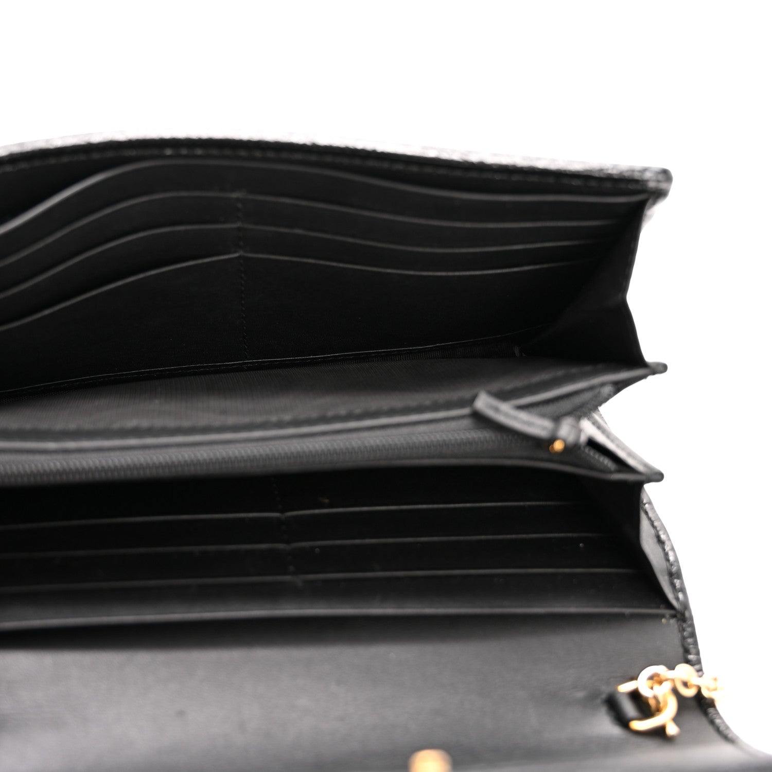 Gucci Suede Patent Web Ophidia Wallet On Chain Black 5 of 13
