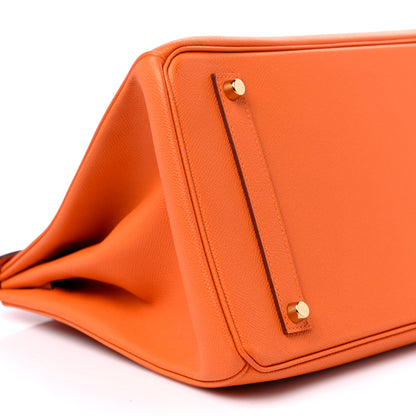 Hermes Epsom Birkin 35 Orange 8 of 12