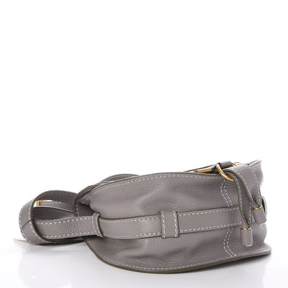 Chloe Calfskin Mini Marcie Round Crossbody Bag Cashmere Grey 4 of 7