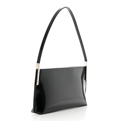 Saint Laurent Patent Calfskin Small Suzanne Rigid Shoulder Bag Black 3 of 13