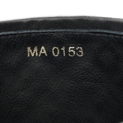 Louis Vuitton Calfskin Embossed Monogram Rebellion Half Boots 36.5 Black 8 of 11
