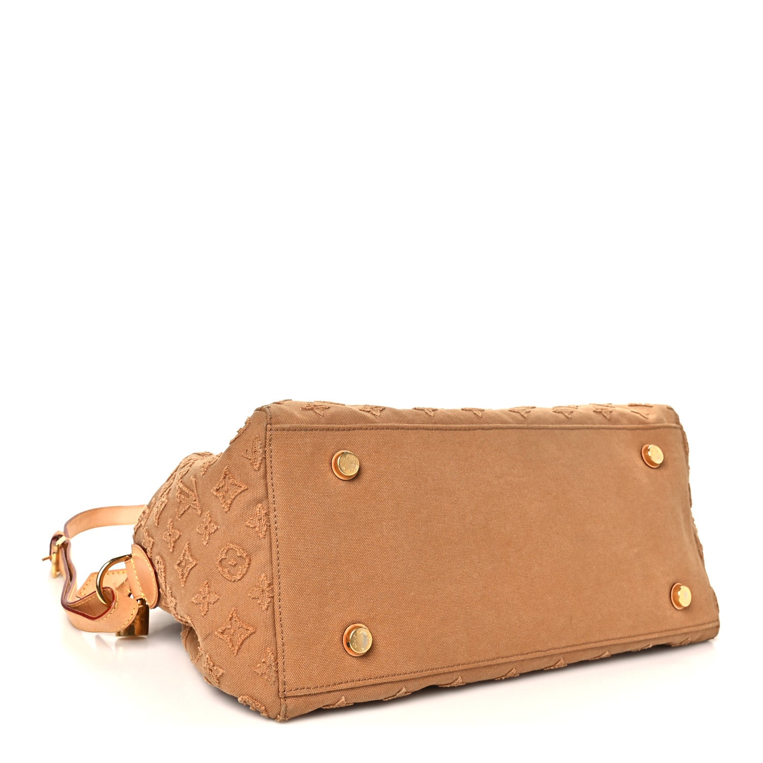 Louis Vuitton Denim Monogram Stone Speedy Bandouliere 35 Caramel 4 of 10