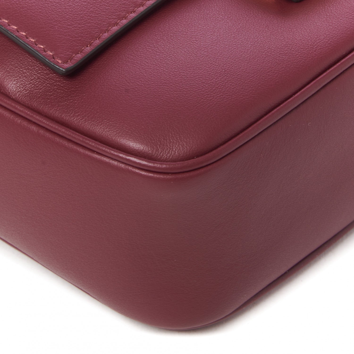 Fendi Vitello Grace Matte Mini Fendi Cam Barolo 7 of 9