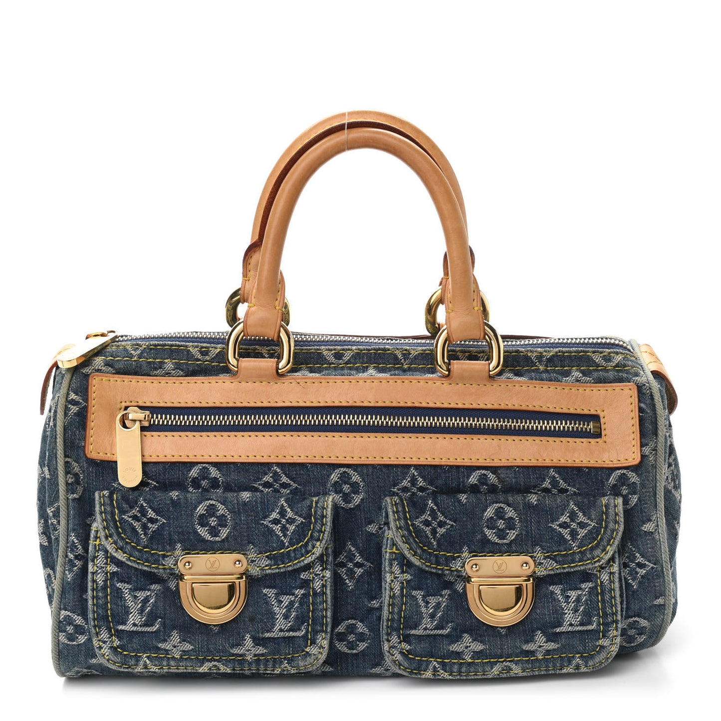 Monogram Denim Neo Speedy Blue