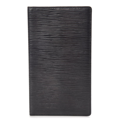Louis Vuitton Epi Simple Checkbook Cover Black 1 of 6