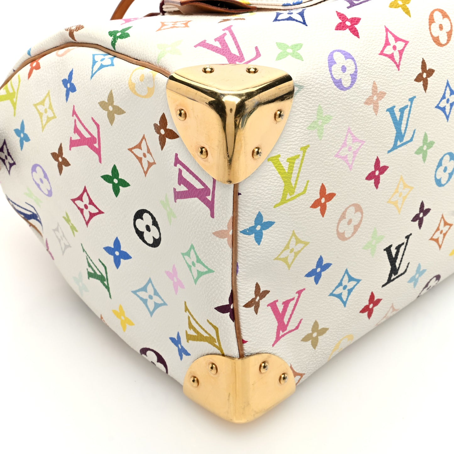 Monogram Multicolor Speedy 30 White