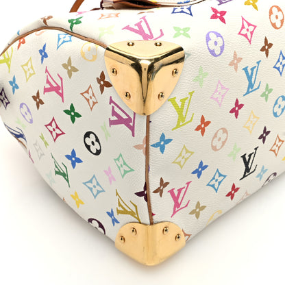 Louis Vuitton Monogram Multicolor Speedy 30 White 8 of 12